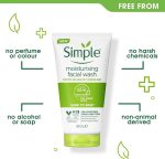 شوینده صورت پوست خشک و حساس سيمپل Simple مدل Moisturizing - Image 4