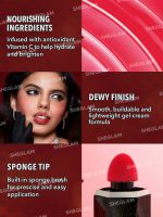 رژگونه مایع شیگلم SHEGLAM مدل مرلین مونرو رنگ قرمز HOLLYWOOD - Image 4