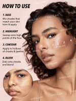 پالت کانتورینگ و هایلایتر و رژگونه شیگلم SHEGLAM مدل Mocha Sculpt - Image 4