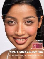 پالت رژگونه پودری سه رنگ شیگلم SHEGLAM مدل Sweet Cheeks - Image 6