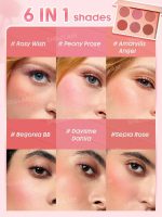 پالت رژگونه 6 رنگ شیگلم SHEGLAM مدل Floral Flush - Image 12