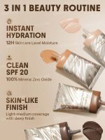 تینت پوست شیگلم SHEGLAM مدل Dew & Done Skin Tint With SPF20 - Image 11