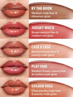 خط لب و لیپ گلاس دو طرفه شیگلم SHEGLAM مدل Lip Rules - Image 6