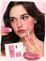 رژگونه و رژلب کرمی شیگلم SHEGLAM مدل Air Plush Lip & Cheek Cream - Image 8