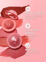 رژگونه و رژلب فضایی شیگلم SHEGLAM مدل Lunar Orbit Blush Ball - Image 5