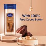روغن ژل بدن وازلین Vaseline حاوی کره کاکائوی خالص حجم 200 میلی لیتر - Image 4