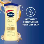لوسیون بدن حاوی عصاره جو دوسر وازلین Vaseline مناسب پوست خشک تا خیلی خشک - Image 5