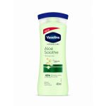 لوسیون بدن حاوی عصاره آلوئه‌ورا وازلین Vaseline مدل Aloe Soothing