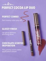ست خط لب و لیپ گلاس ویلی ونکا شیگلم SHEGLAM مدل Cocoa Kiss Lip Duo - Image 8