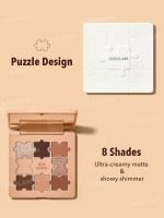 پالت سایه چشم پازلی 8 رنگ شیگلم SHEGLAM مدل Jazy Jigsaw Eyeshadow - Image 5