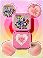 رژگونه پودری براق شیگلم SHEGLAM مدل Powerpuff Girls - Image 3